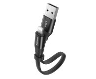 Kabel USB Baseus Kabel Nimble USB-A / Lightning 2A 0.23 m - czarny